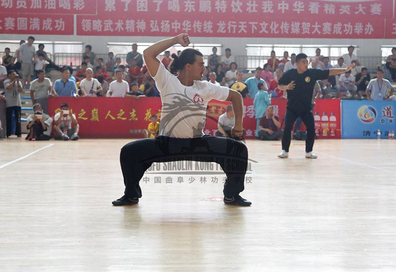 foreigner in kung fu Competition