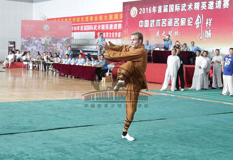 netherland students in china training kung fu